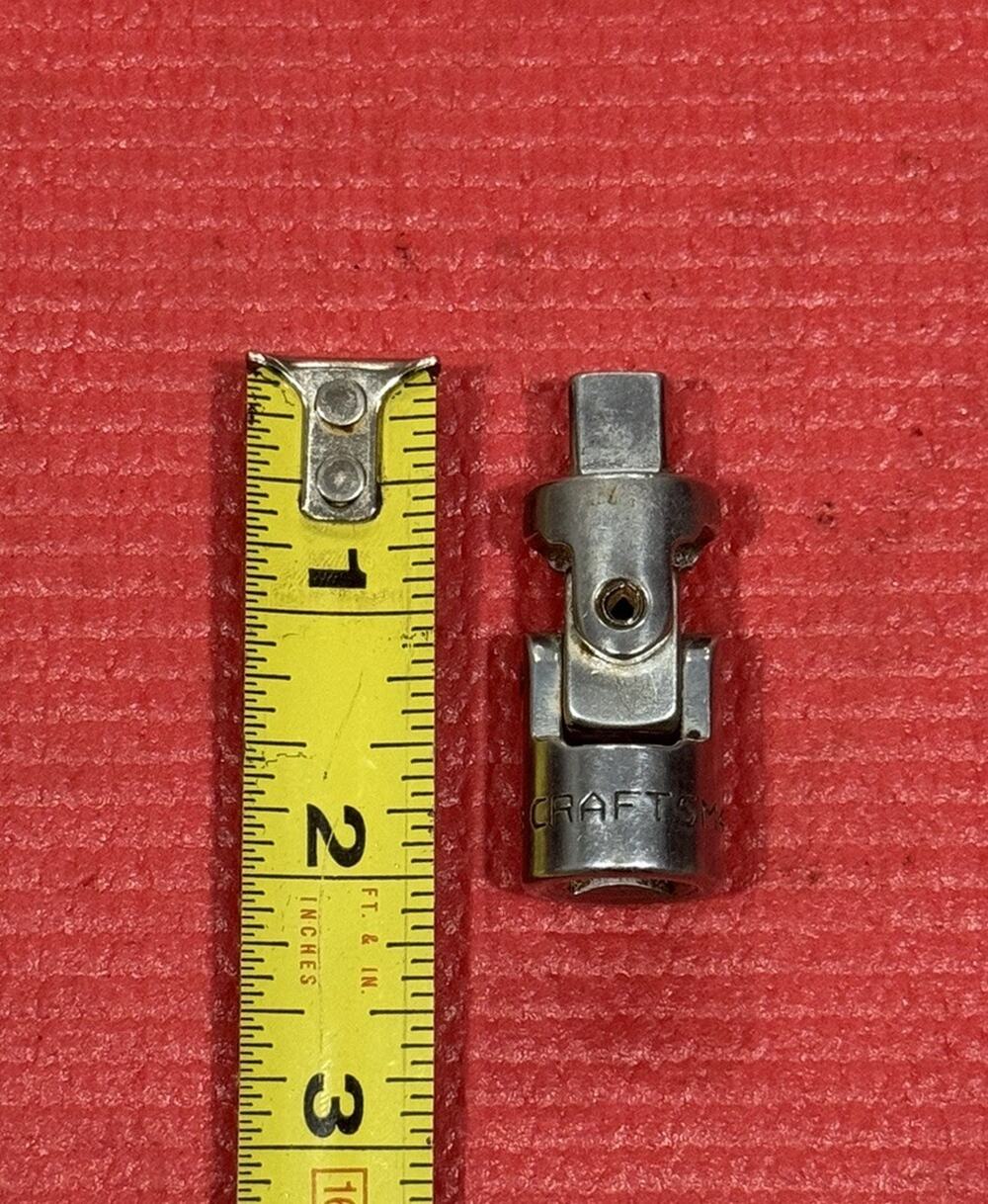 Vintage Craftsman V Series, 3/8" Drive Universal Joint Swivel Socket Made in USA